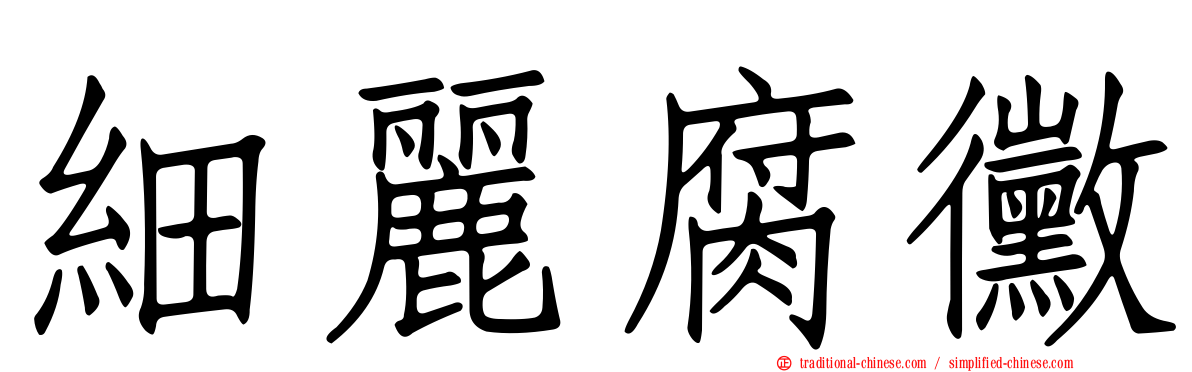 細麗腐黴