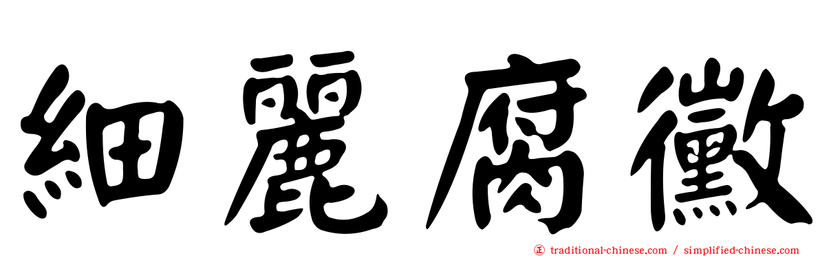 細麗腐黴