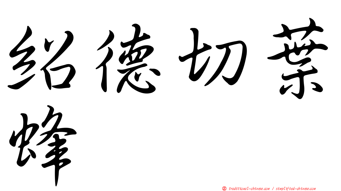 紹德切葉蜂