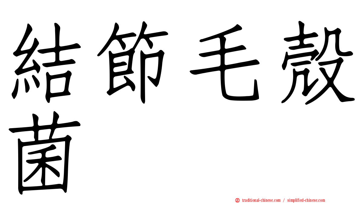 結節毛殼菌
