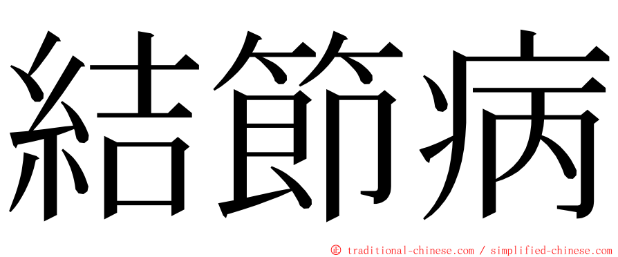 結節病 ming font