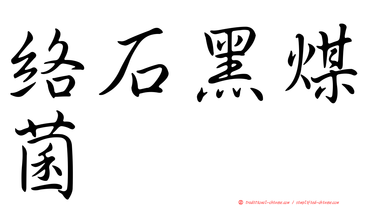 絡石黑煤菌