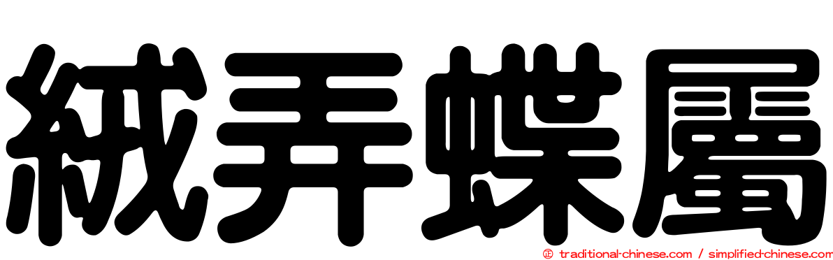 絨弄蝶屬