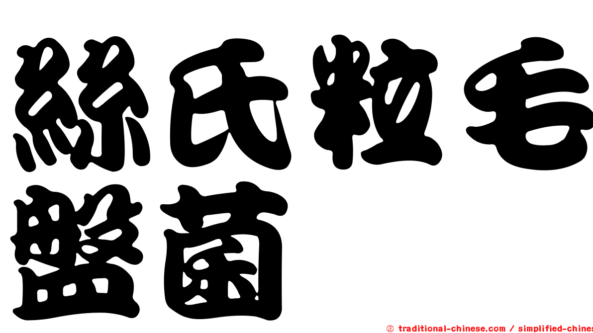 絲氏粒毛盤菌