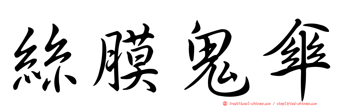 絲膜鬼傘