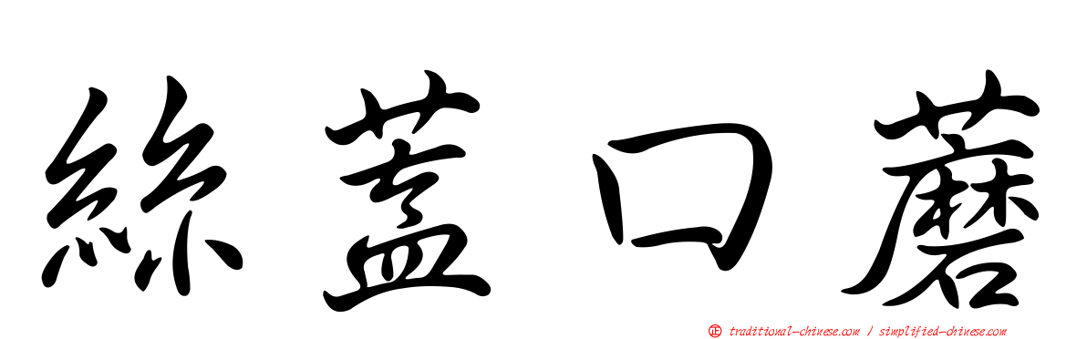 絲蓋口蘑