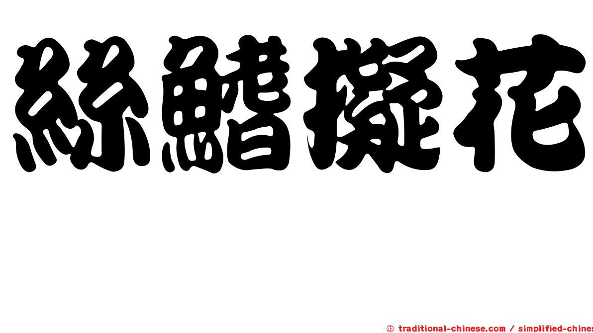 絲鰭擬花鮨