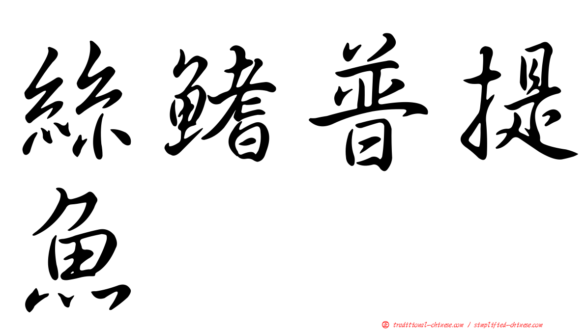 絲鰭普提魚