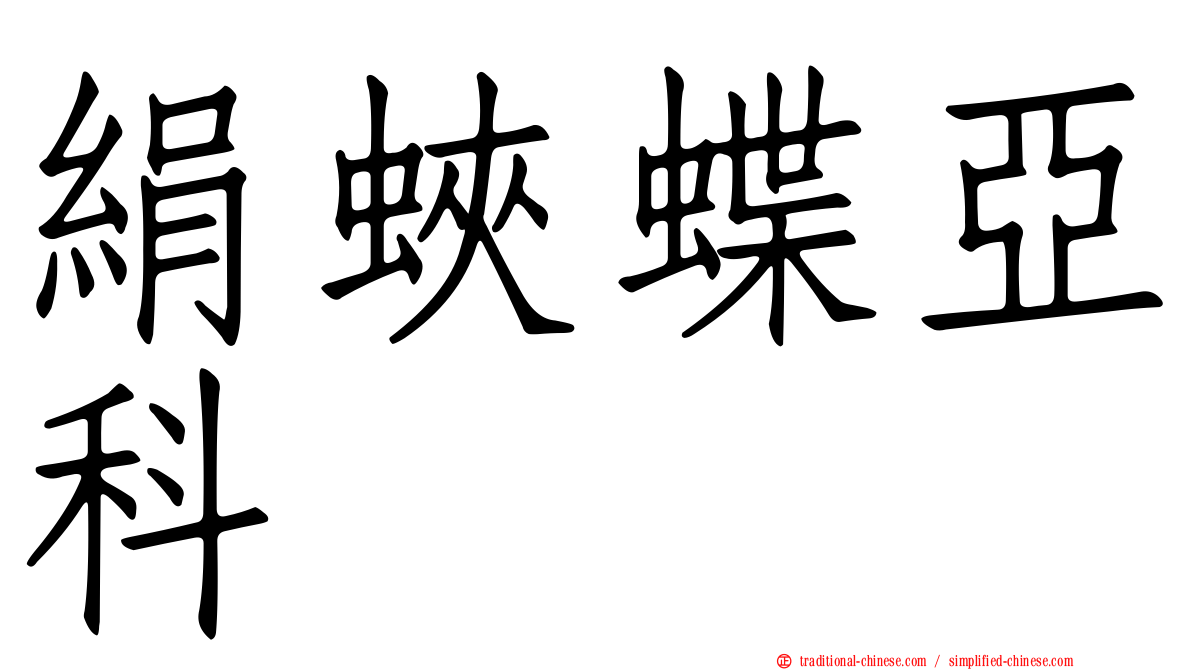 絹蛺蝶亞科