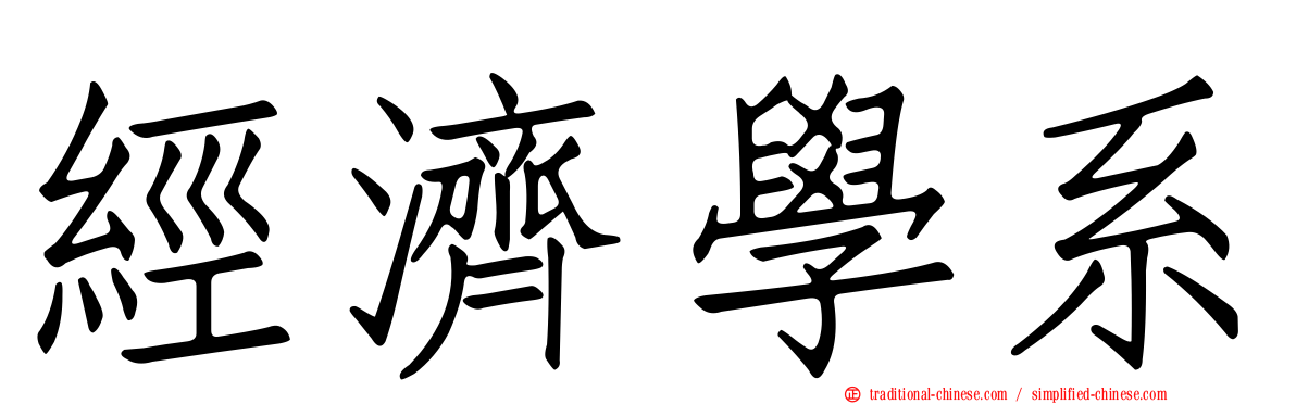 經濟學系
