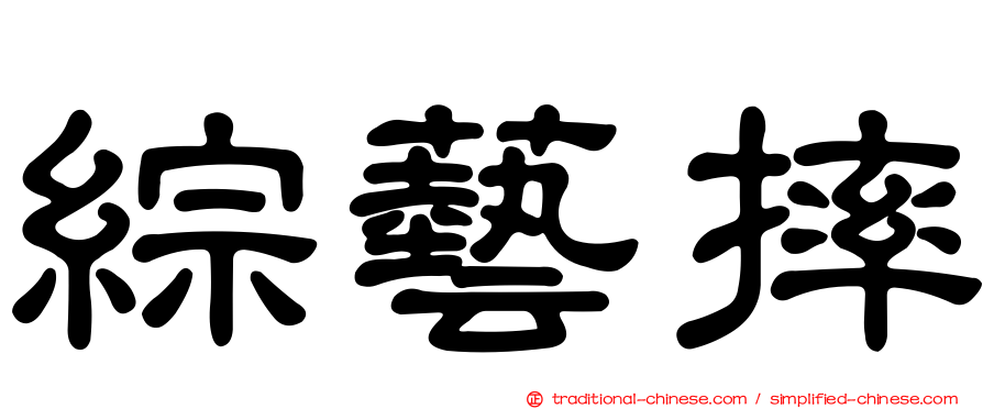 綜藝摔