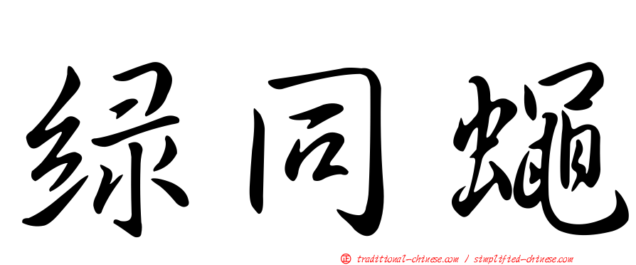綠同蠅