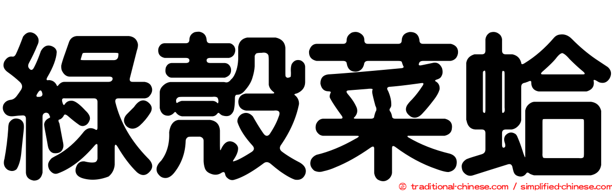綠殼菜蛤