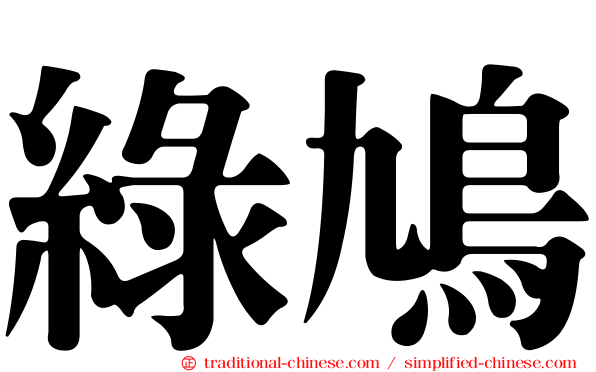 綠鳩