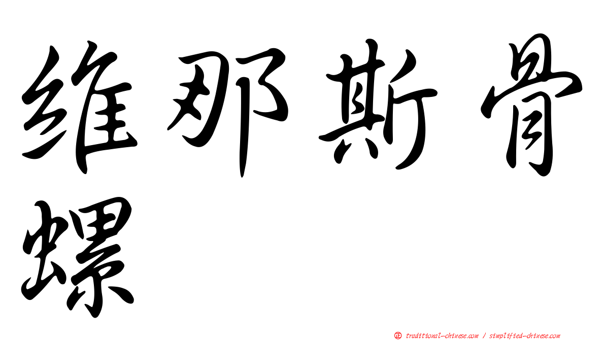 維那斯骨螺