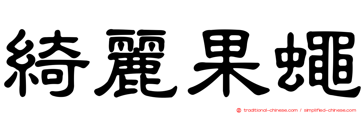 綺麗果蠅