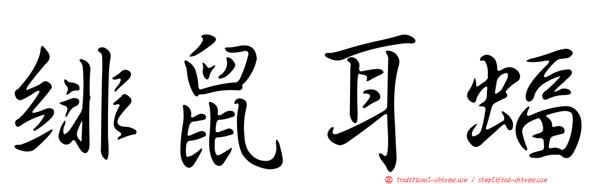 緋鼠耳蝠