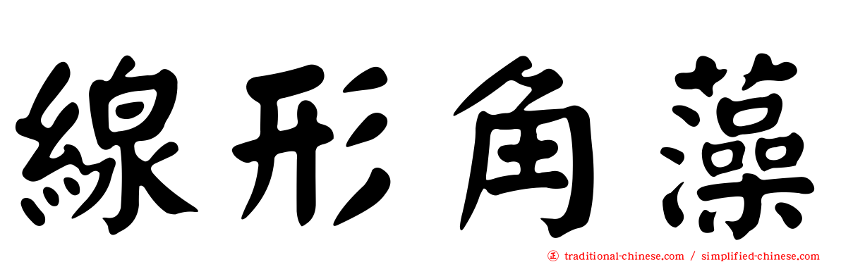 線形角藻