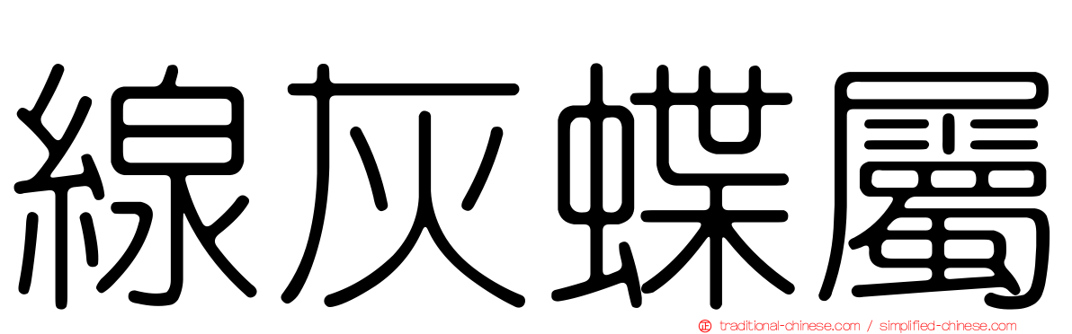 線灰蝶屬