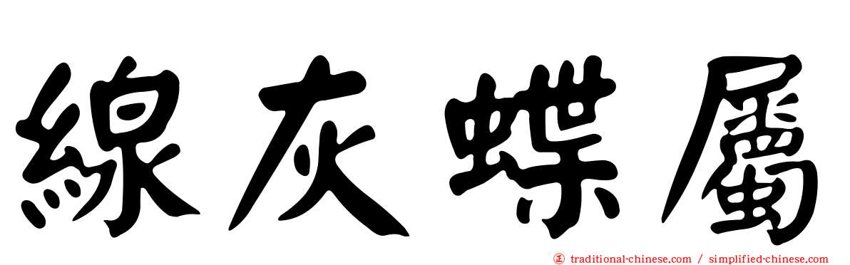 線灰蝶屬