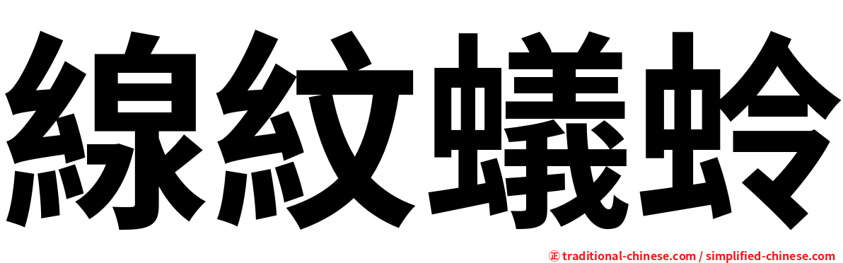 線紋蟻蛉
