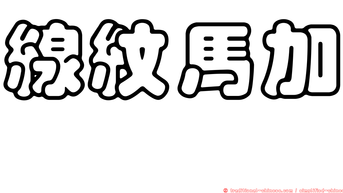 線紋馬加鰆