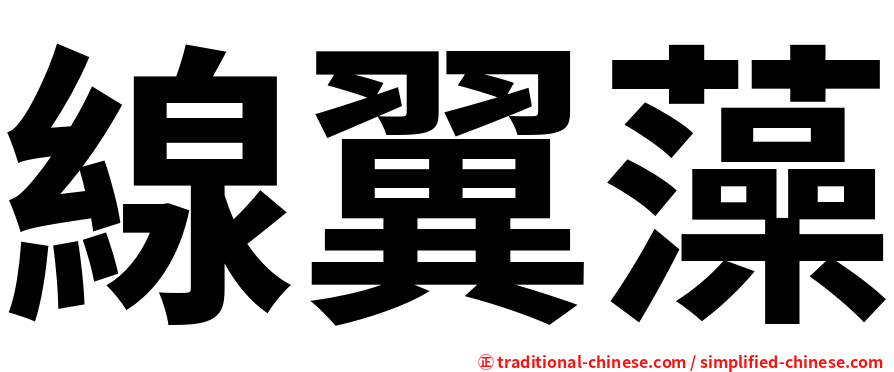 線翼藻