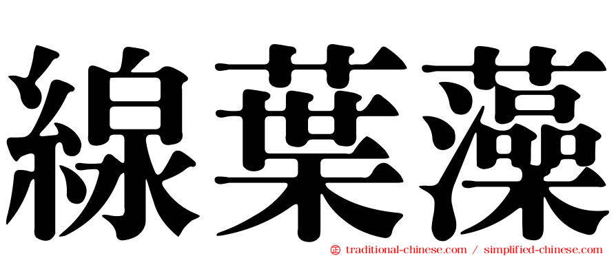 線葉藻