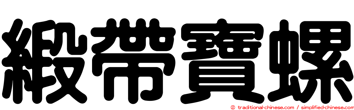緞帶寶螺