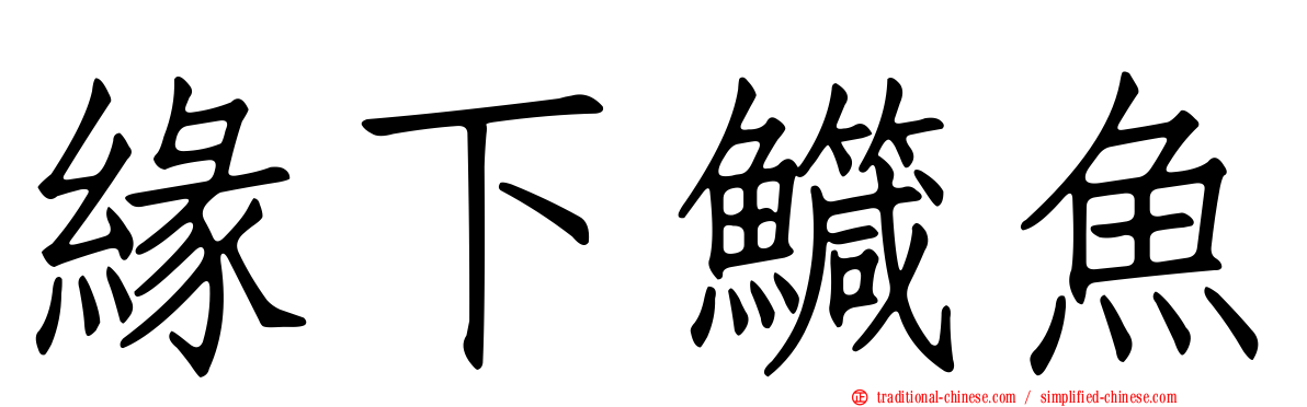 緣下鱵魚