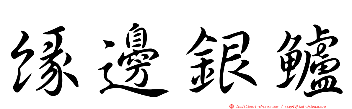 緣邊銀鱸