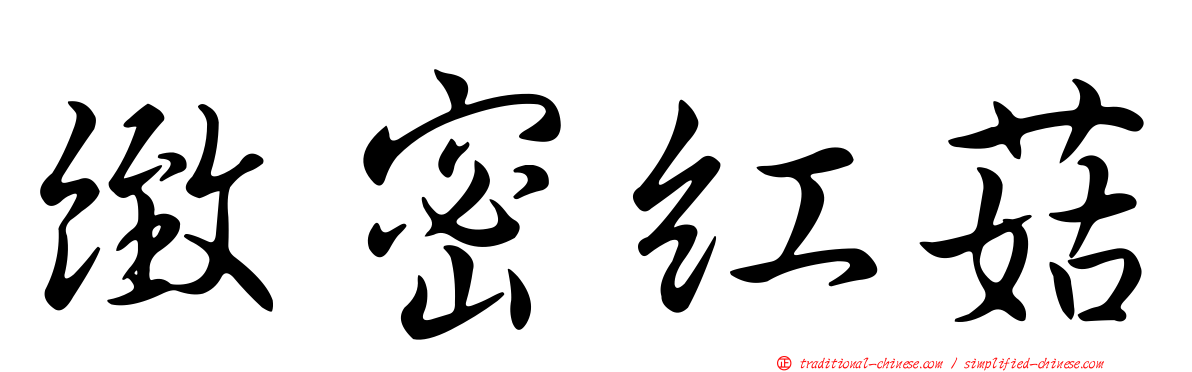 緻密紅菇