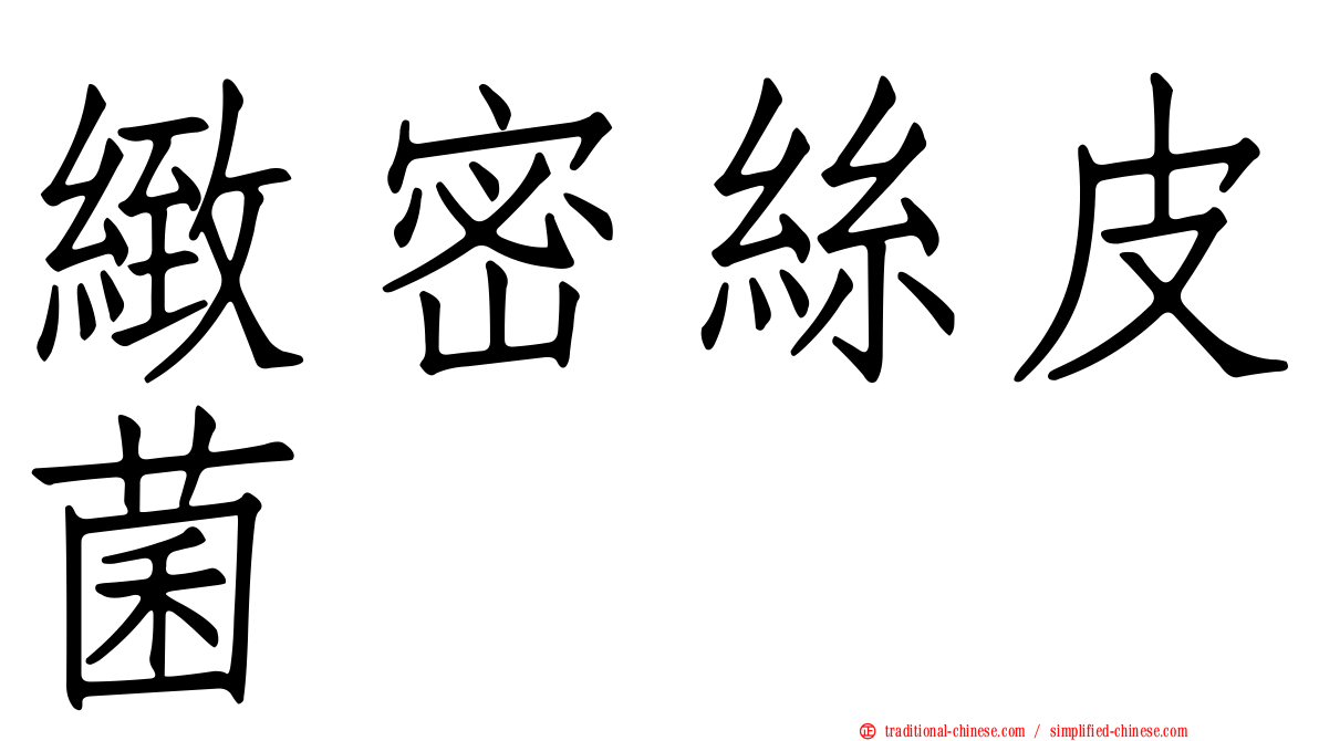 緻密絲皮菌