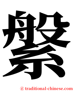 縏 serif font