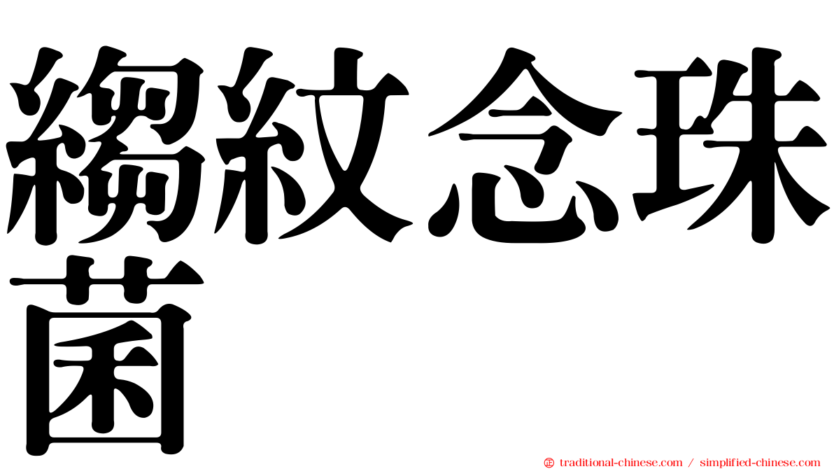 縐紋念珠菌