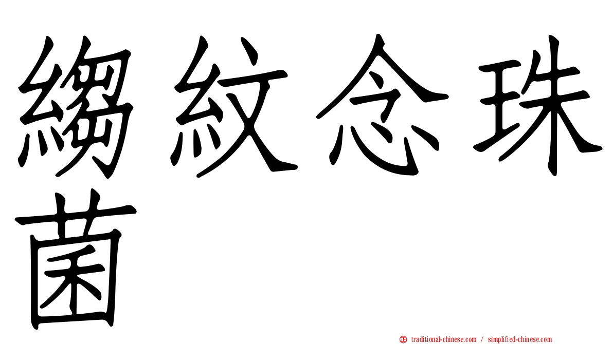 縐紋念珠菌