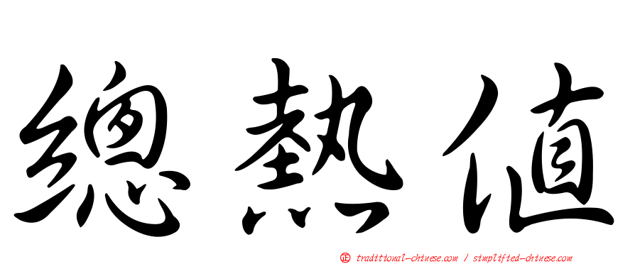 總熱值