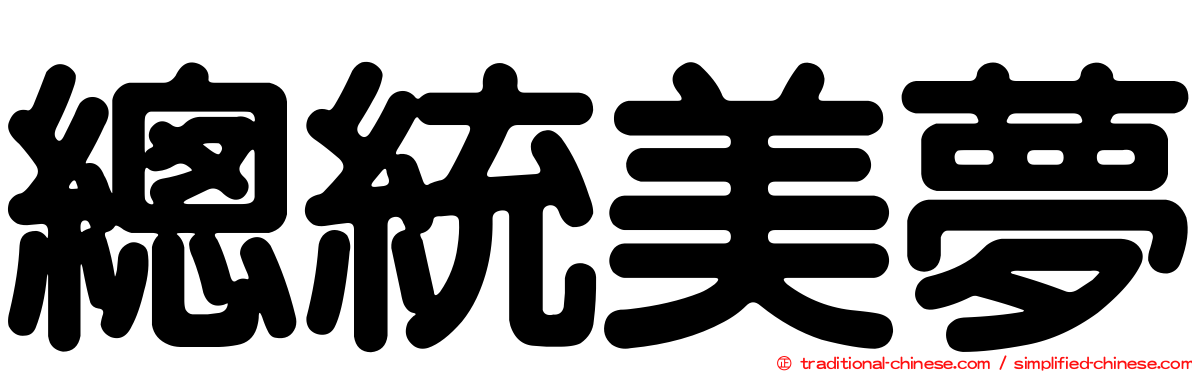 總統美夢