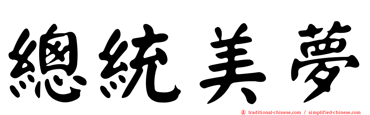 總統美夢