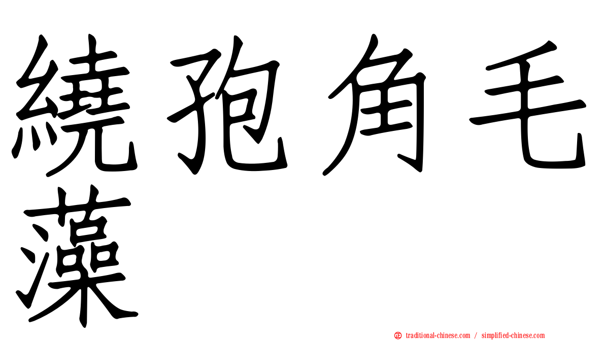 繞孢角毛藻