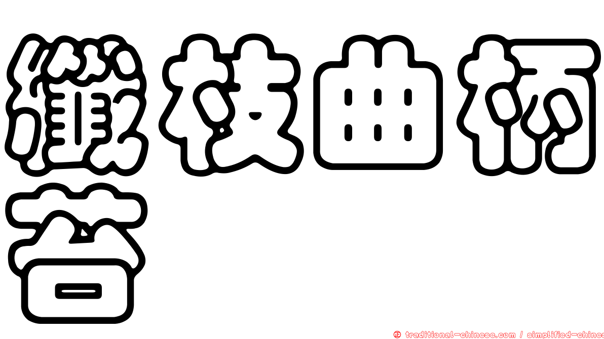 纖枝曲柄苔