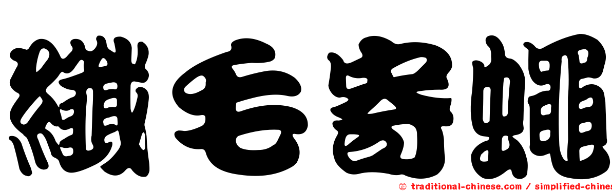 纖毛寄蠅