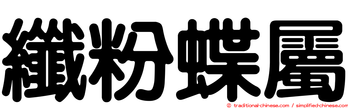 纖粉蝶屬