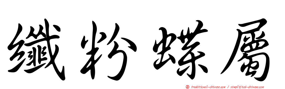纖粉蝶屬