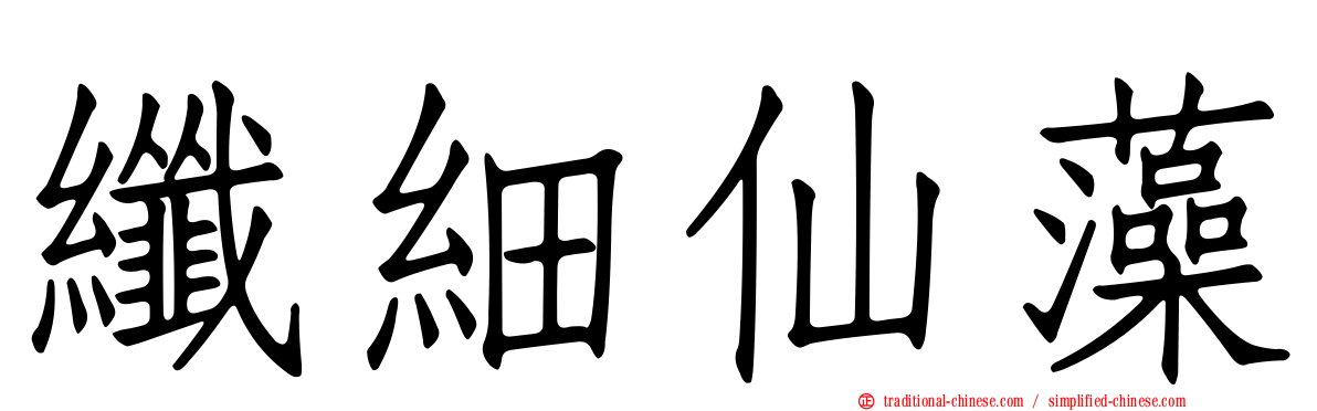纖細仙藻