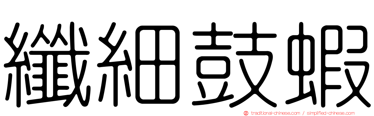 纖細鼓蝦