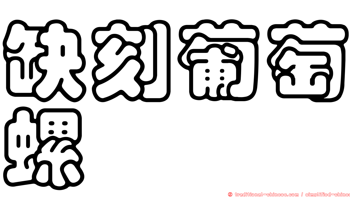 缺刻葡萄螺