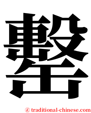 罊 serif font