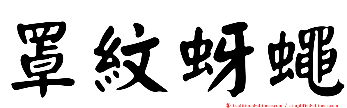 罩紋蚜蠅
