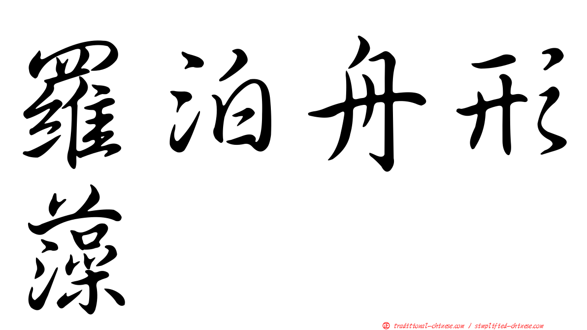 羅泊舟形藻